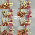 TOPPERS GENERICOS BIRTHDAY QUEEN