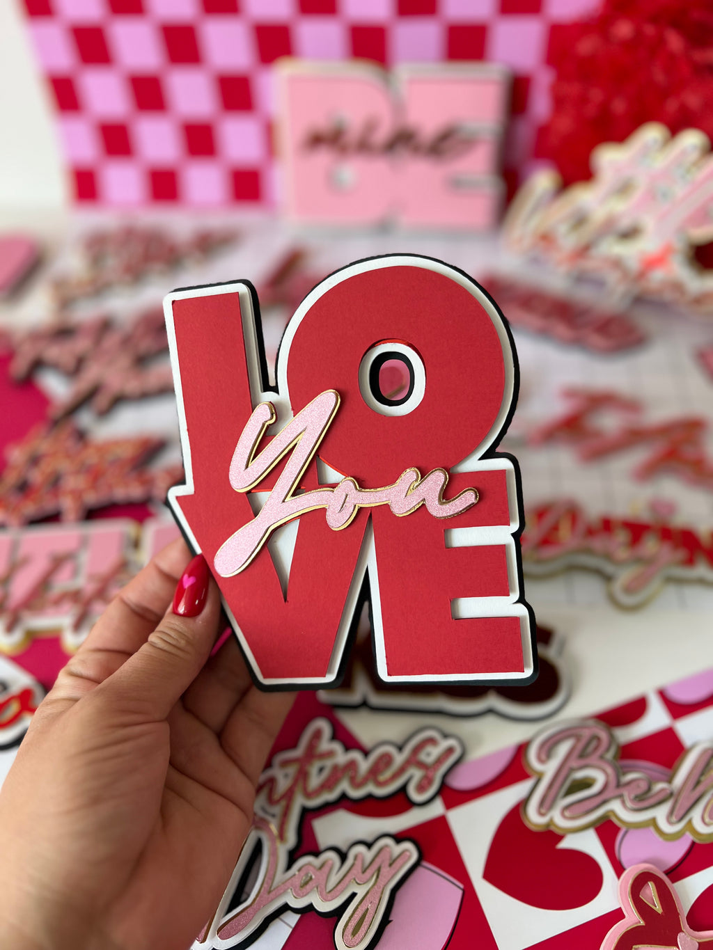 CAKE TOPPER SAN VALENTIN COQUETTE