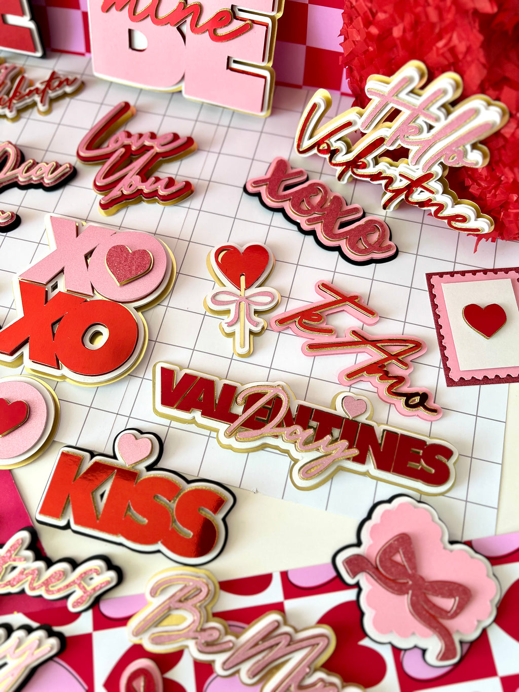 CAKE TOPPER SAN VALENTIN COQUETTE