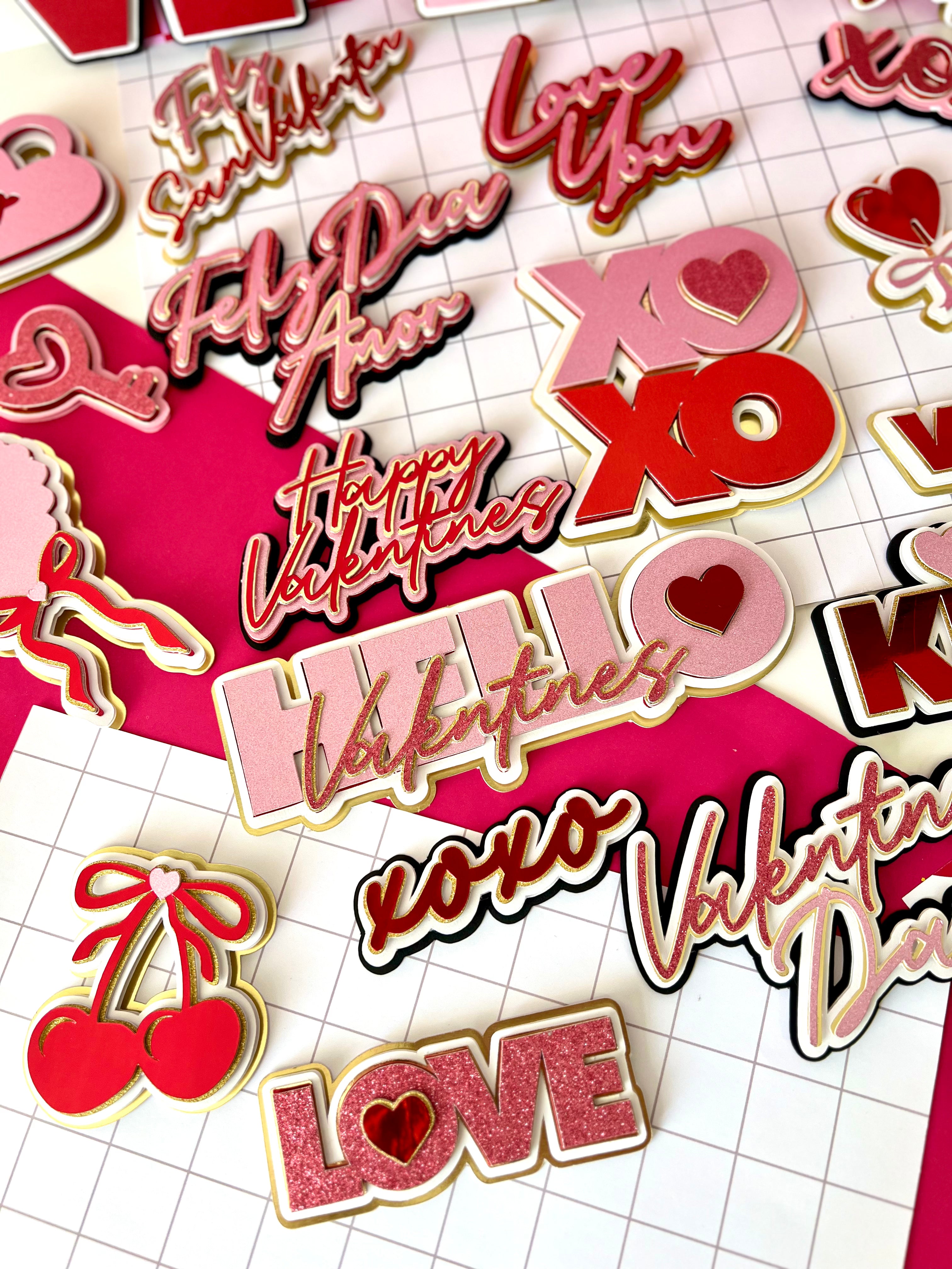 CAKE TOPPER SAN VALENTIN COQUETTE