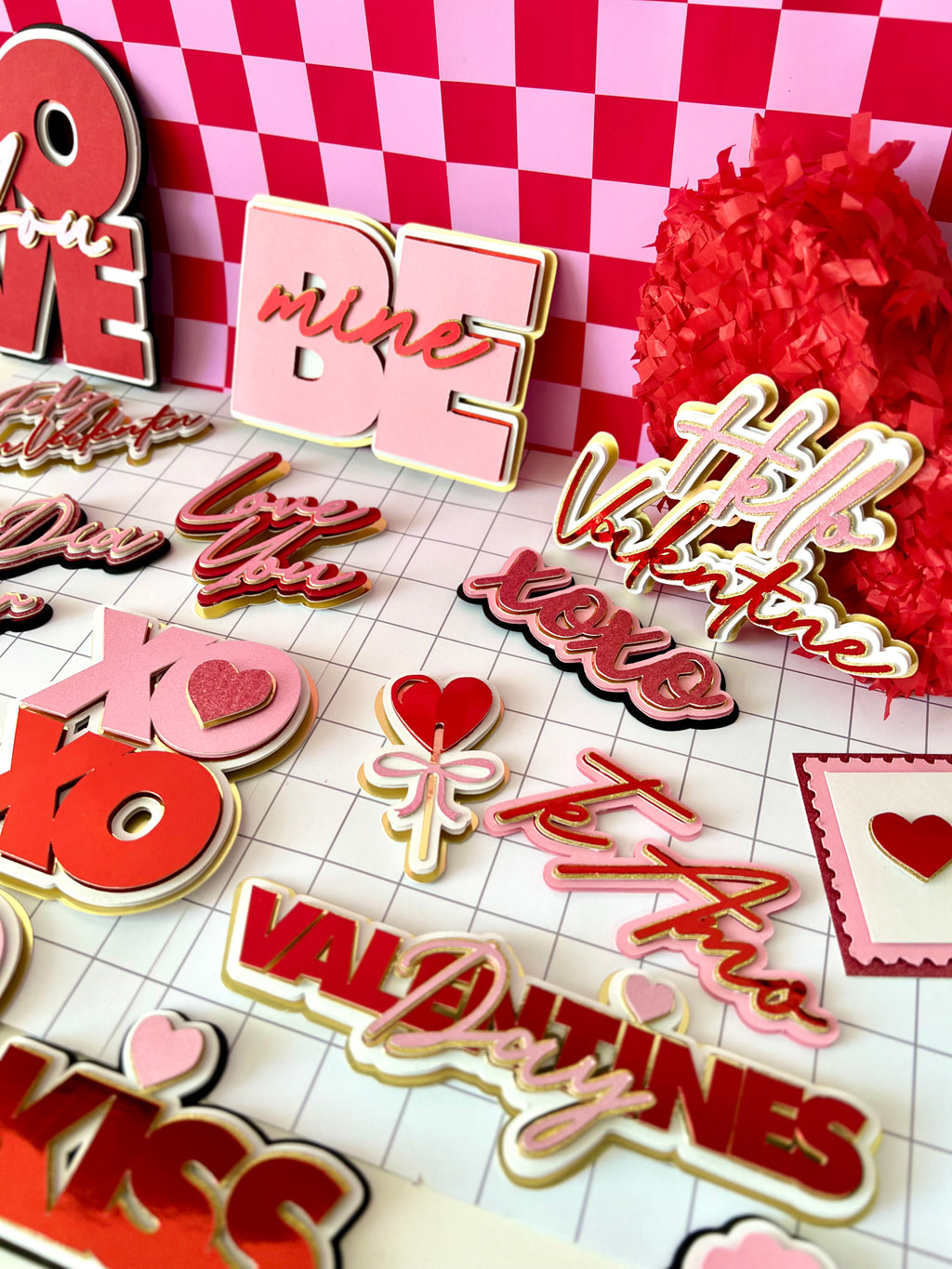 CAKE TOPPER SAN VALENTIN COQUETTE