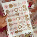 STICKER O MINI CAKE TOPPERS DÍA DE LAS MADRES MARGARITAS