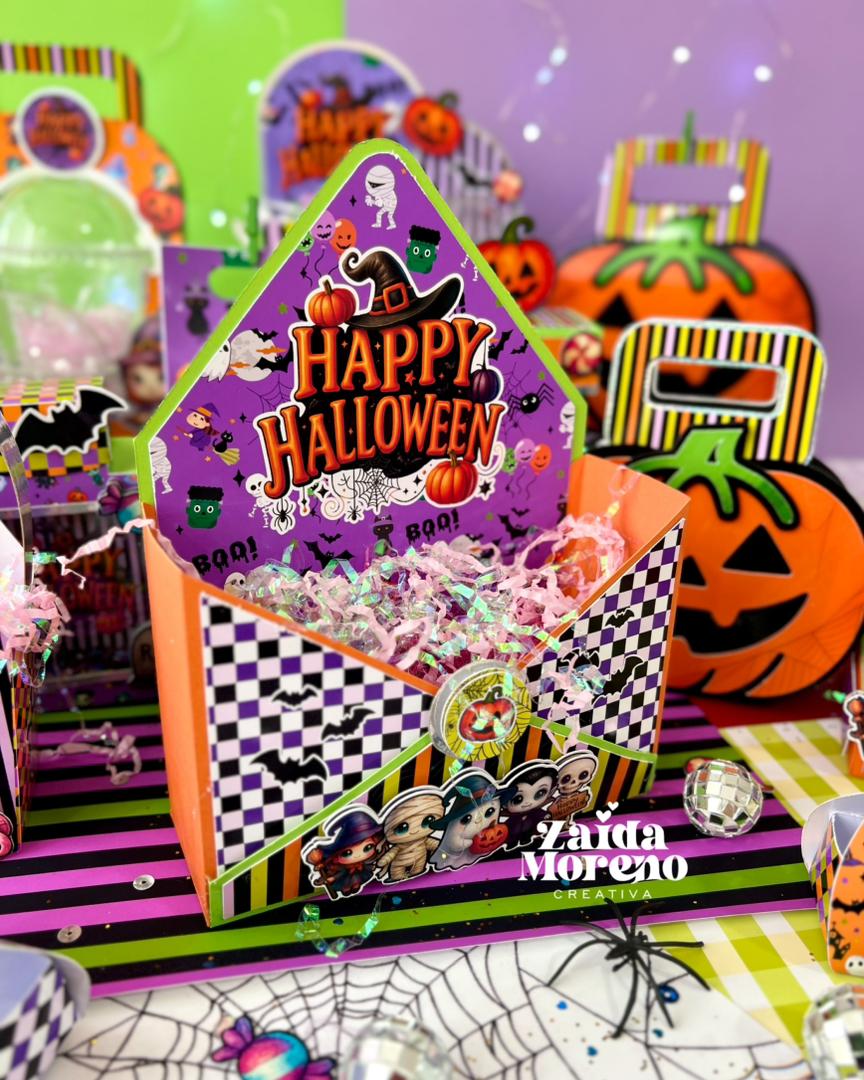 CAJA TIPO SOBRE HALLOWEEN