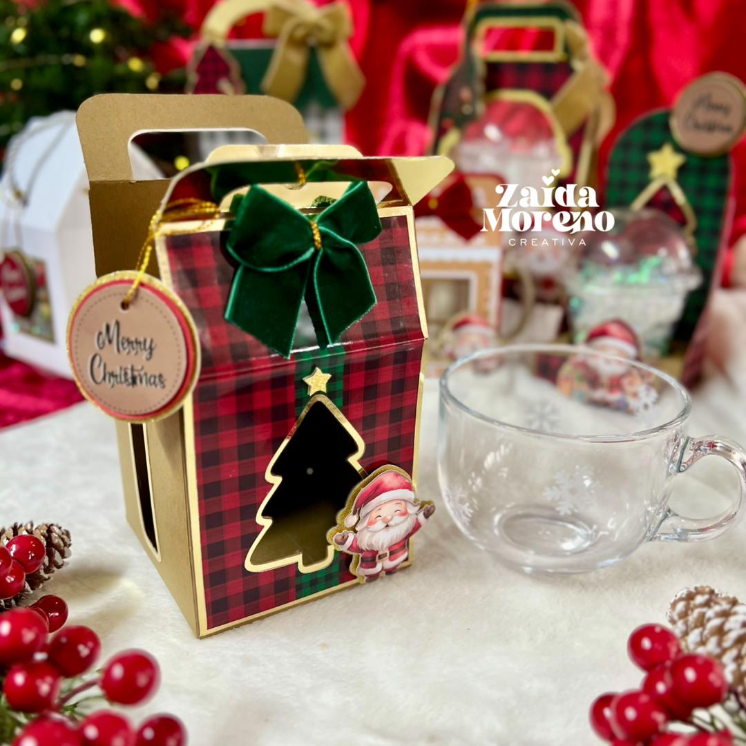 CAJA PARA TAZA DE NAVIDAD