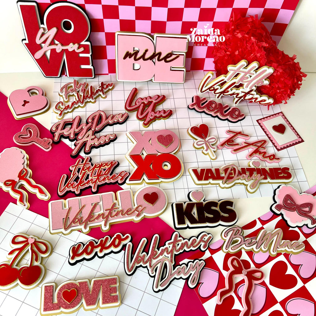 CAKE TOPPER SAN VALENTIN COQUETTE