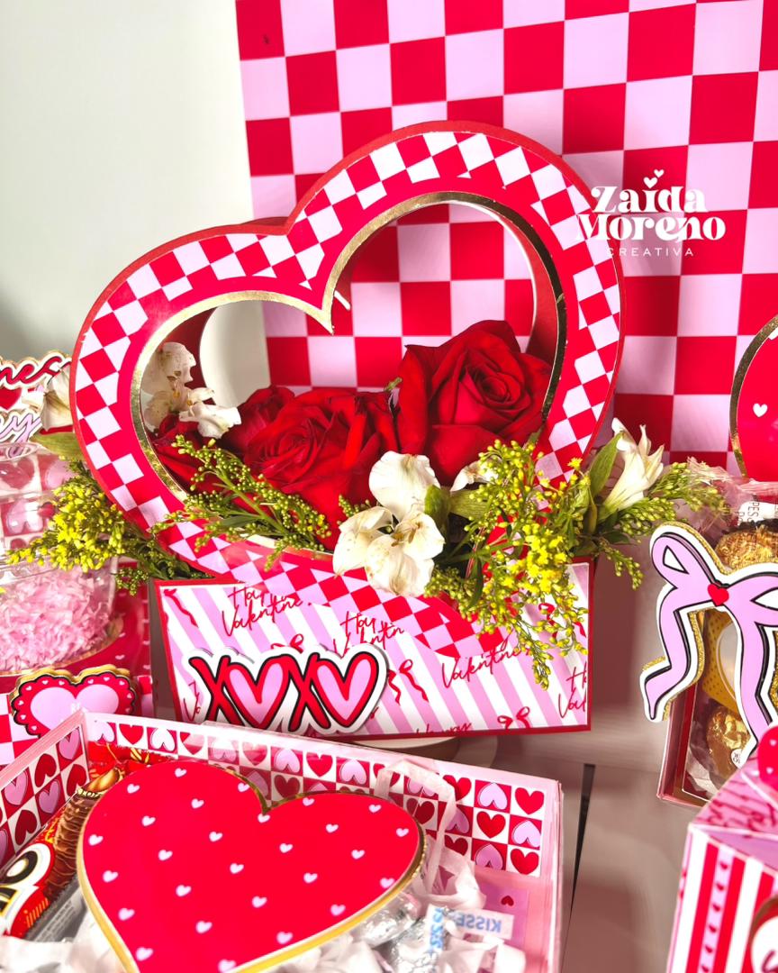 BOLSA ASA DE CORAZÓN VALENTINE´S DAY