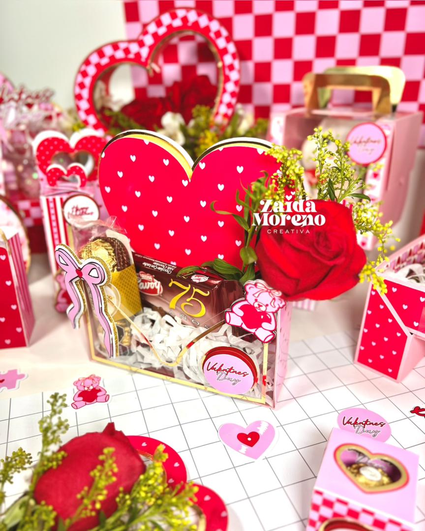 CAJA TIPO SOBRE VALENTINE´S DAY