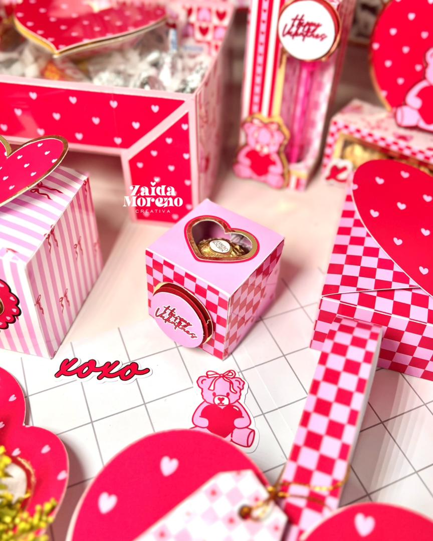 CAJITA PLEGABLE PORTA FERRERO VAELNTINE´S DAY