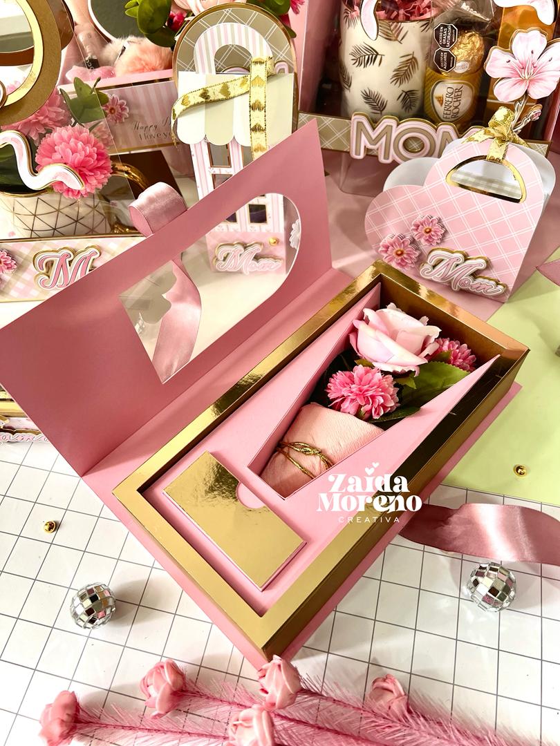CAJA TIPO LIBRO MOM´S GARDEN