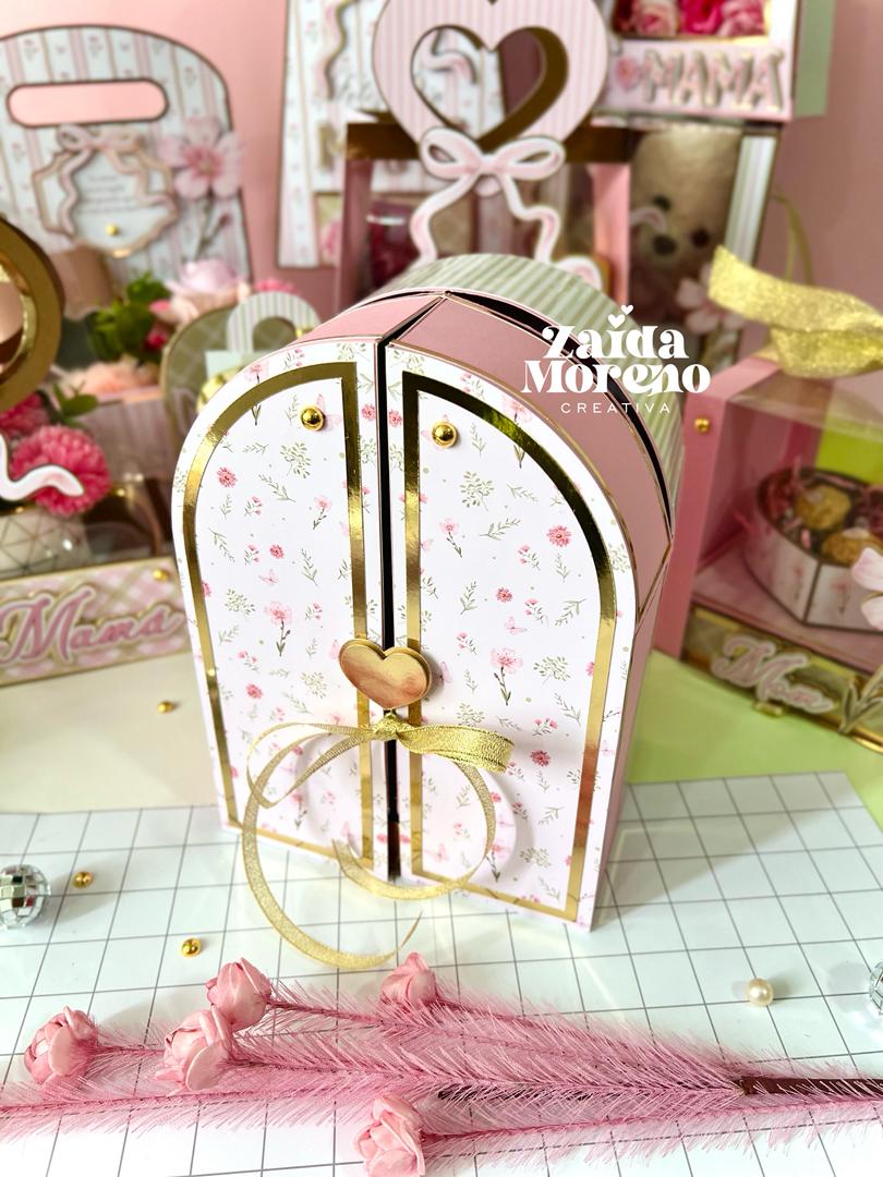 CAJA SORPRESA CORAZON MOM´S GARDEN