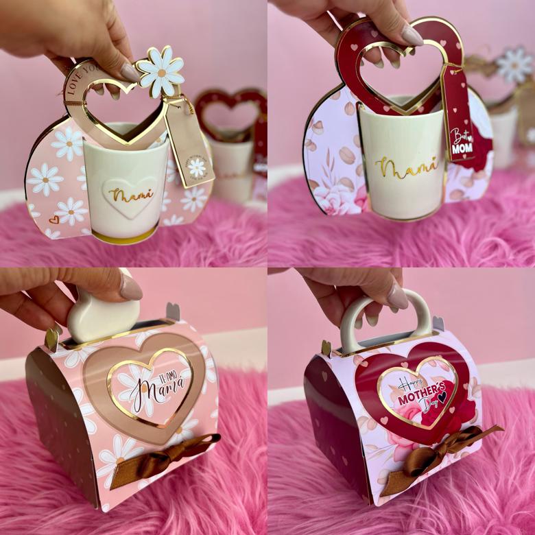 CAJAS PARA TAZAS DÍA DE LAS MADRES