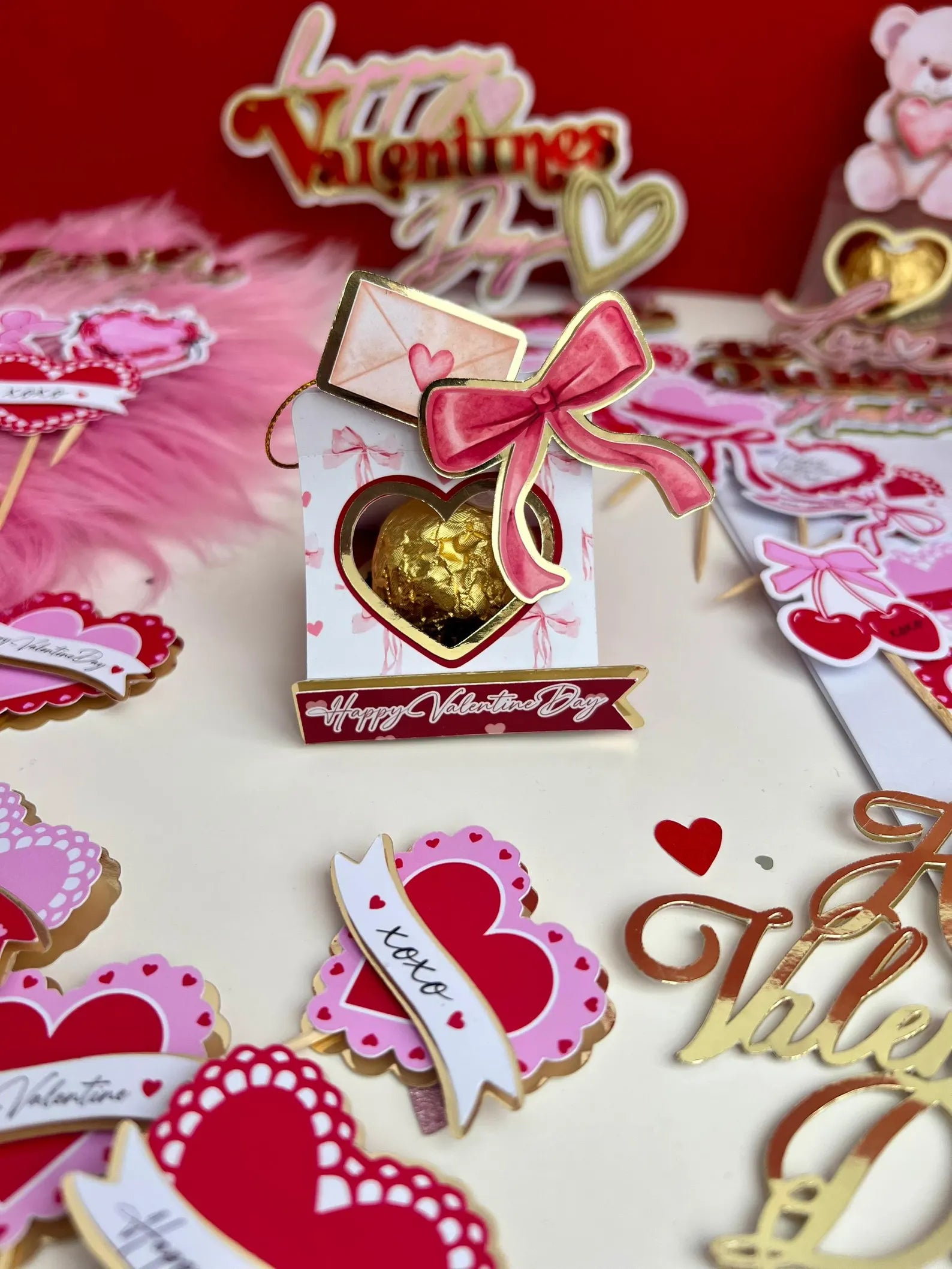 CAJA PORTA FERRERO OSO SAN VALENTÍN