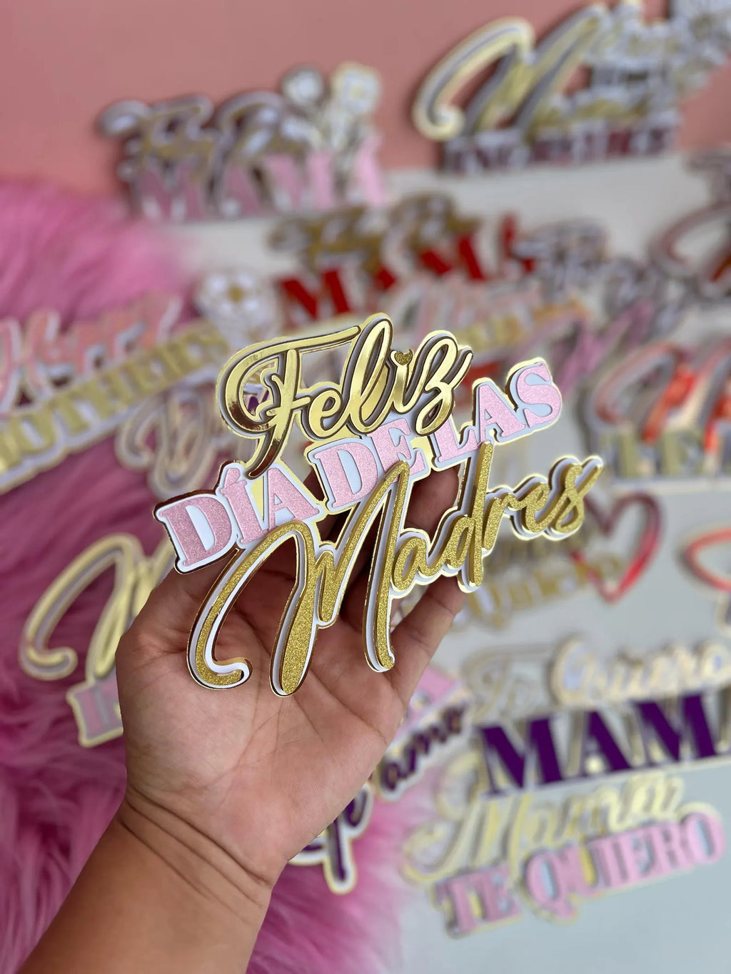 COLECCIÓN CAKE TOPPERS GENÉRICOS DÍA DE LA MADRE
