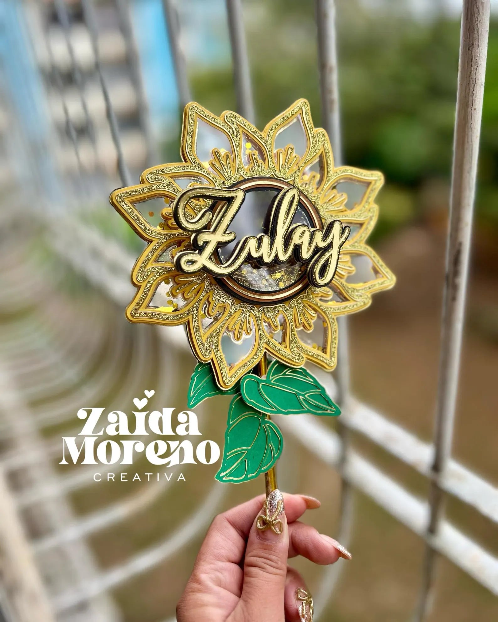 CAKE TOPPER GIRASOL