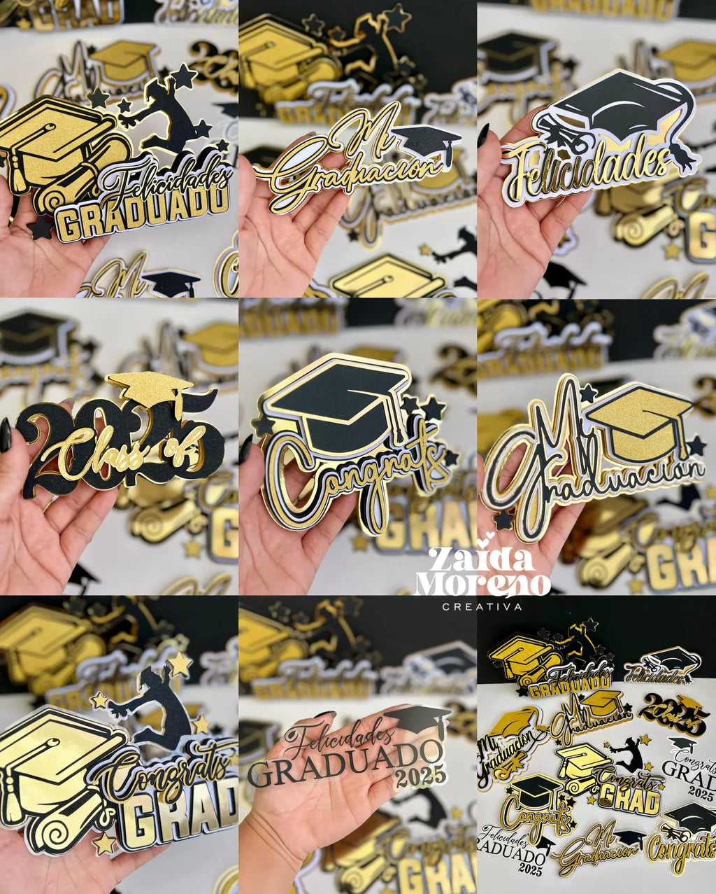 CAKE TOPPERS GENÉRICOS DE GRADUACIÓN