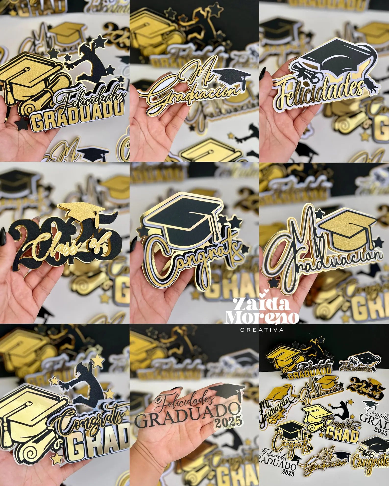 CAKE TOPPERS GENÉRICOS DE GRADUACIÓN