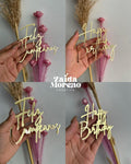 CAKE TOPPER GENERICO LETRAS FINAS Y GRUESAS