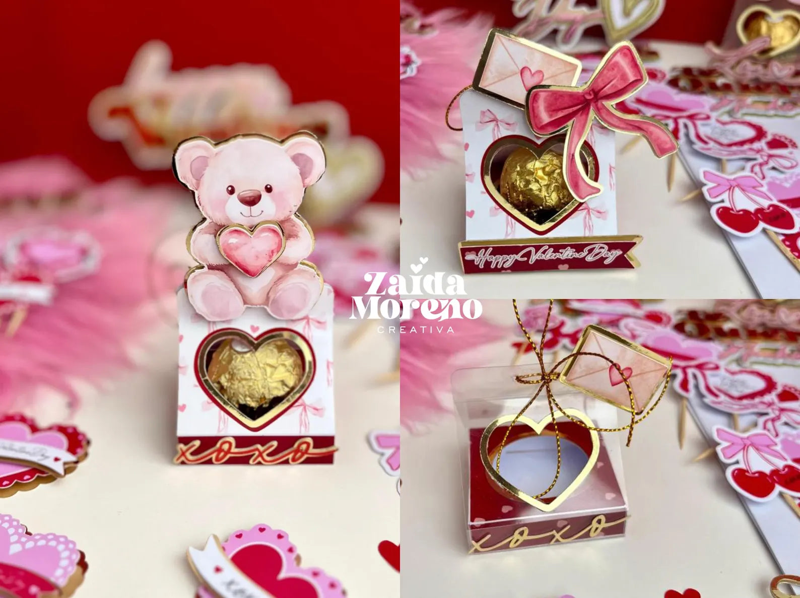CAJA PORTA FERRERO OSO SAN VALENTÍN