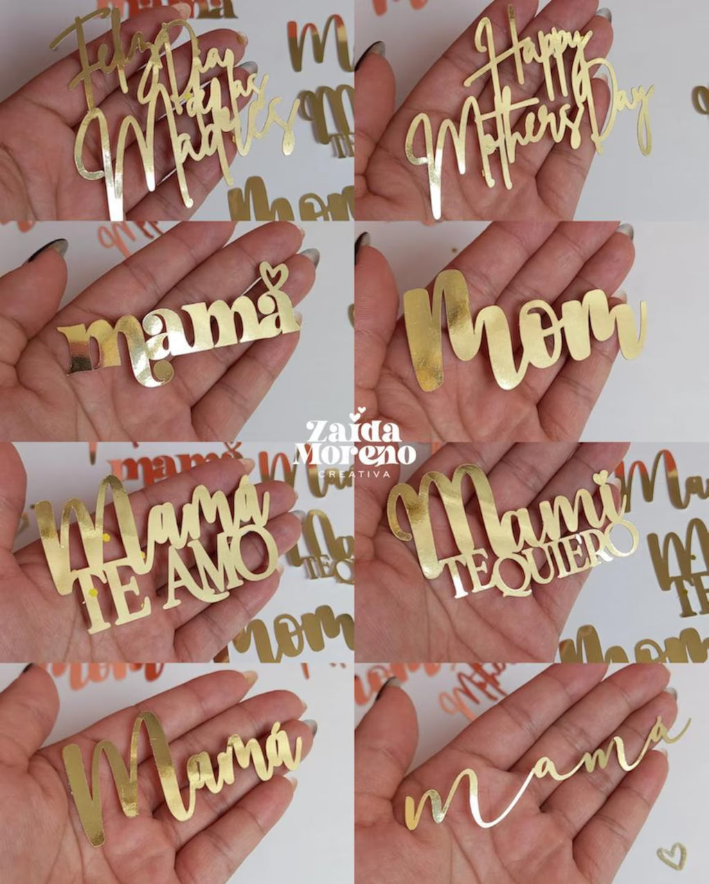 CAKE TOPPER GENÉRICOS MAMÁ
